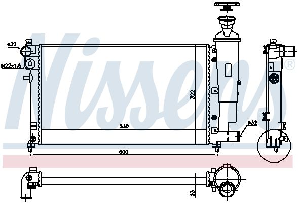 Radiator, engine cooling-4