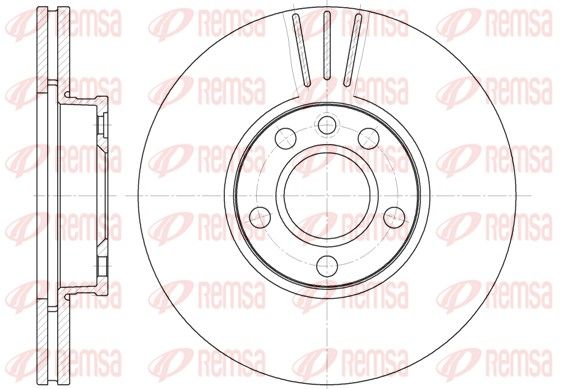 REMSA 6660.10 Brake disc