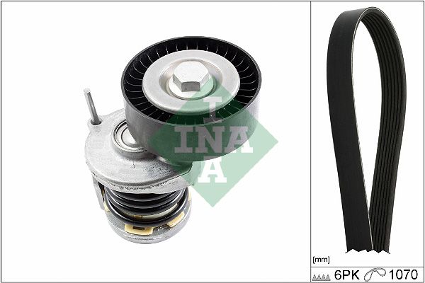 SCHAEFFLER INA 529 0475 10 V-ribbed belt set