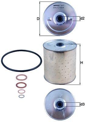 KNECHT OX 85D Oil filter