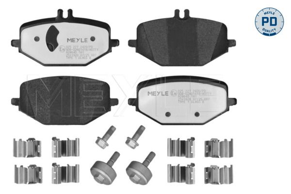 MEYLE 025 227 2420/PD Brake pad set, disc brake