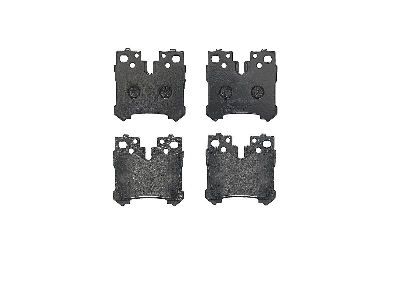 BREMBO P 83 076 Brake pad set, disc brake