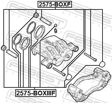Guide Sleeve Kit, brake caliper-1