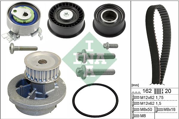 SCHAEFFLER INA 530 0443 30 Water pump & timing belt kit