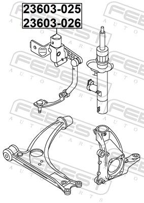 Sensor, headlight levelling-1