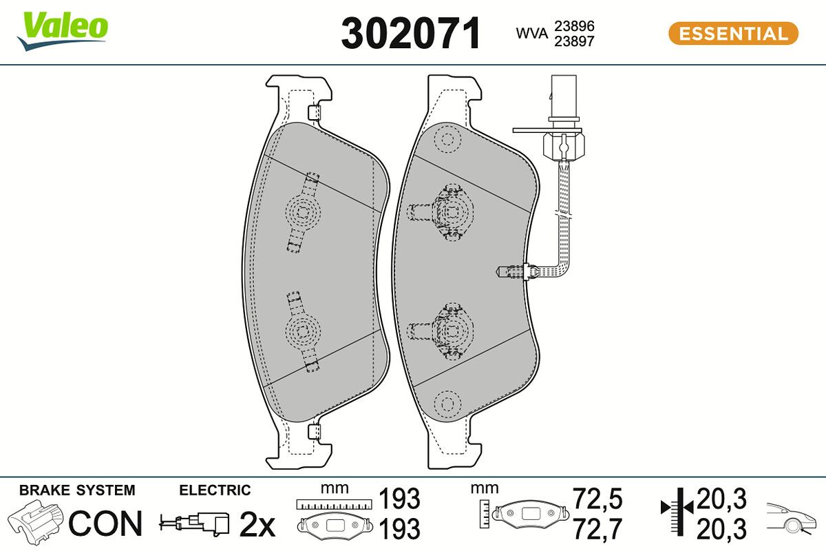 Brake Pad Set, disc brake-main