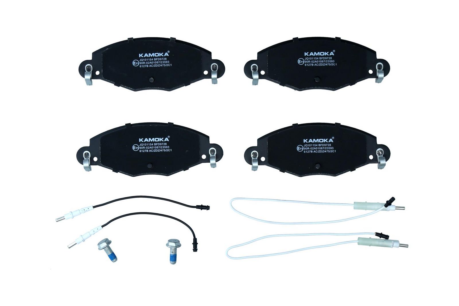 KAMOKA JQ101154 Brake pad set, disc brake