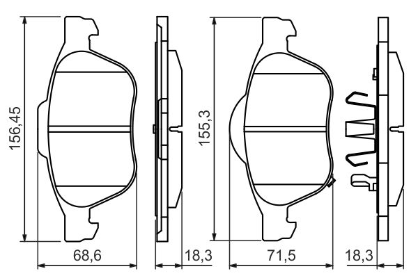Brake Pad Set, disc brake-5