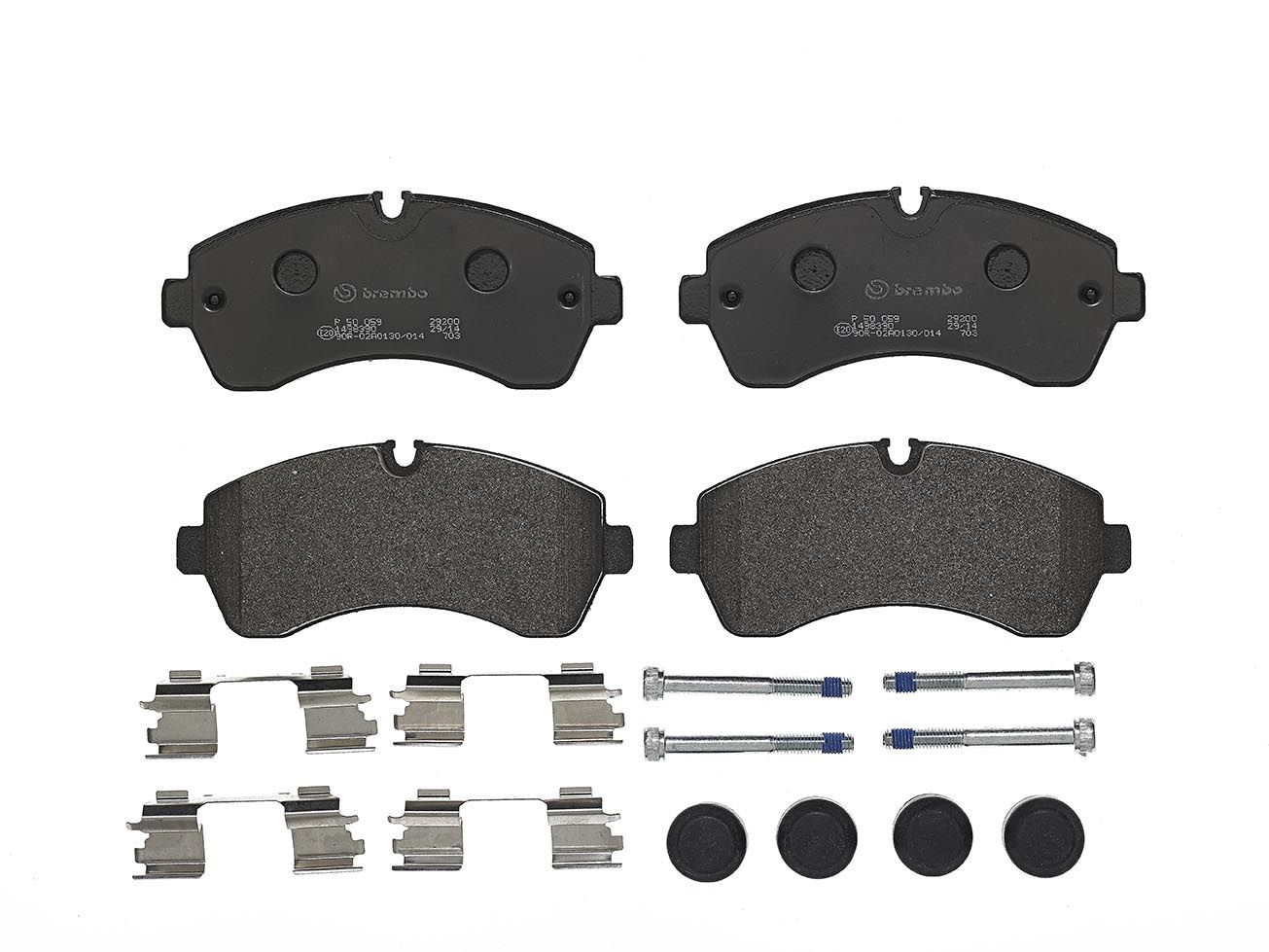 BREMBO P 50 059 Brake pad set, disc brake