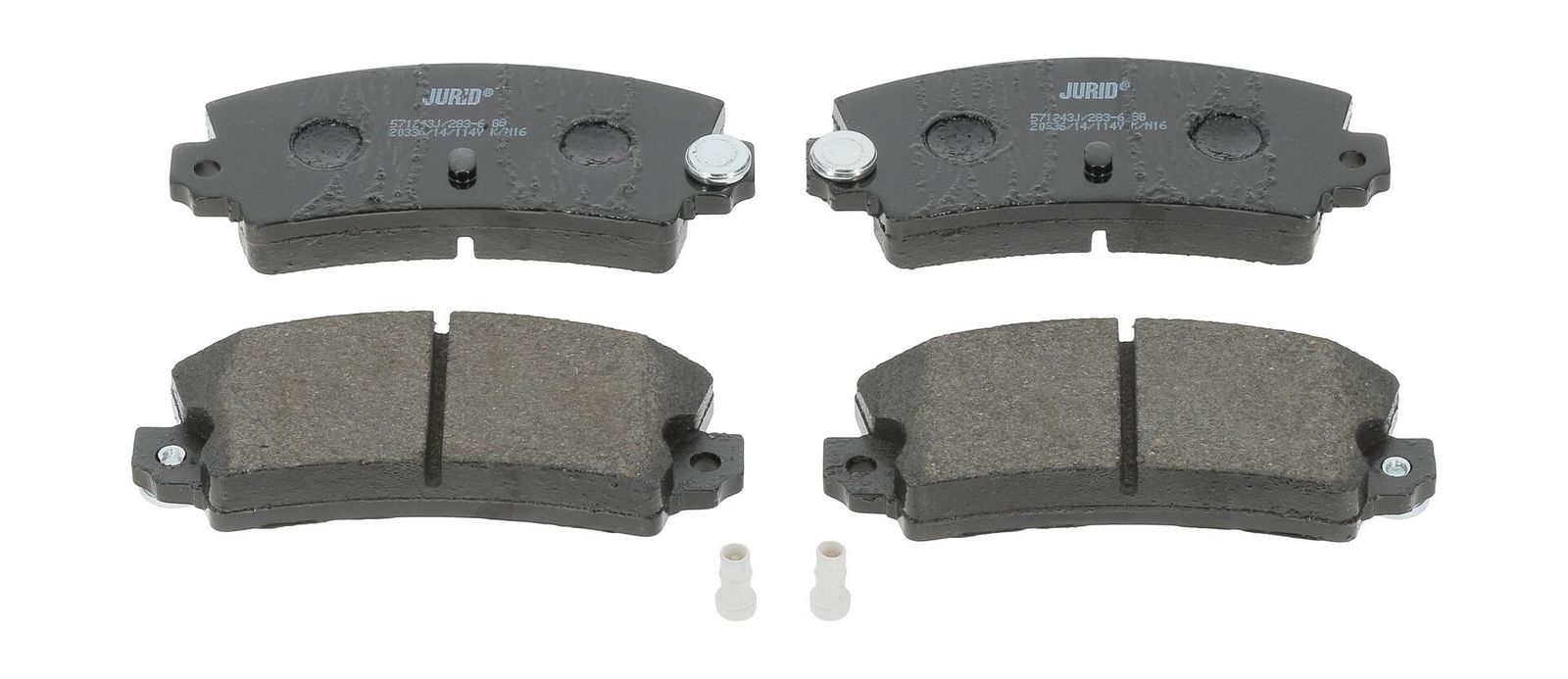 JURID 571243J Brake pad set, disc brake