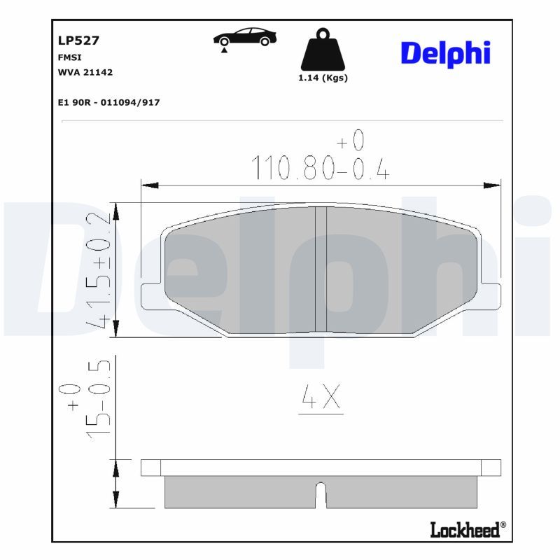 Brake Pad Set, disc brake-2