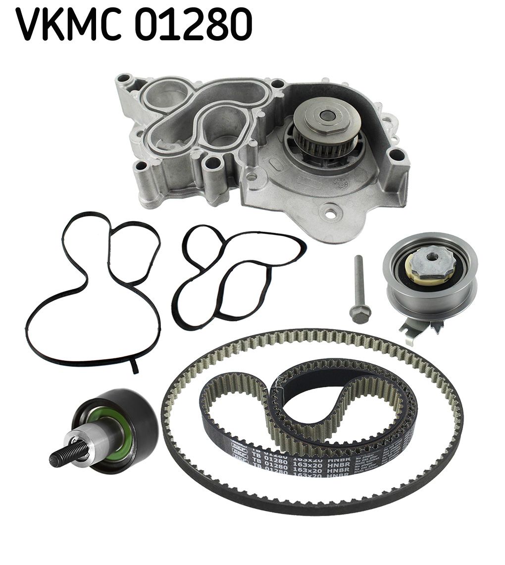 SKF VERTEVO VKMC 01280 Water pump & timing belt kit