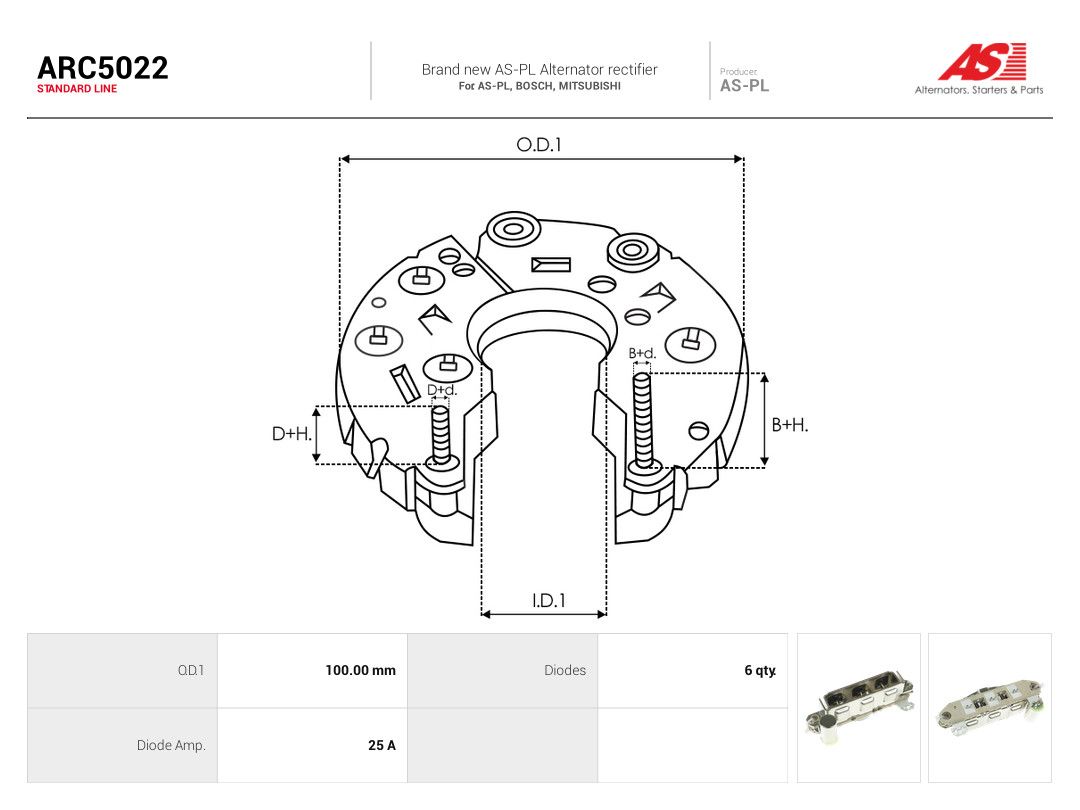 Rectifier, alternator-2