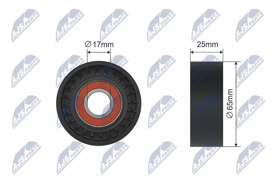 NTY RNK-PL-020 Belt tensioner, v-ribbed belt