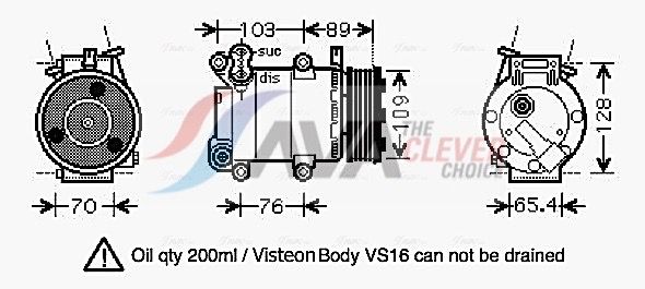 Compressor, air conditioning
