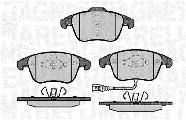 MAGNETI MARELLI 363916060659 Brake pad set, disc brake