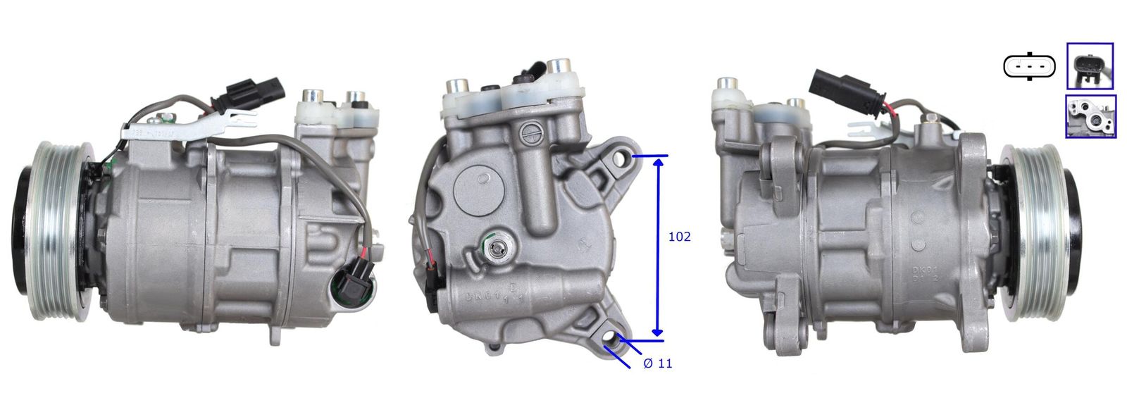 LUCAS ACP01270 Compressor, air conditioning
