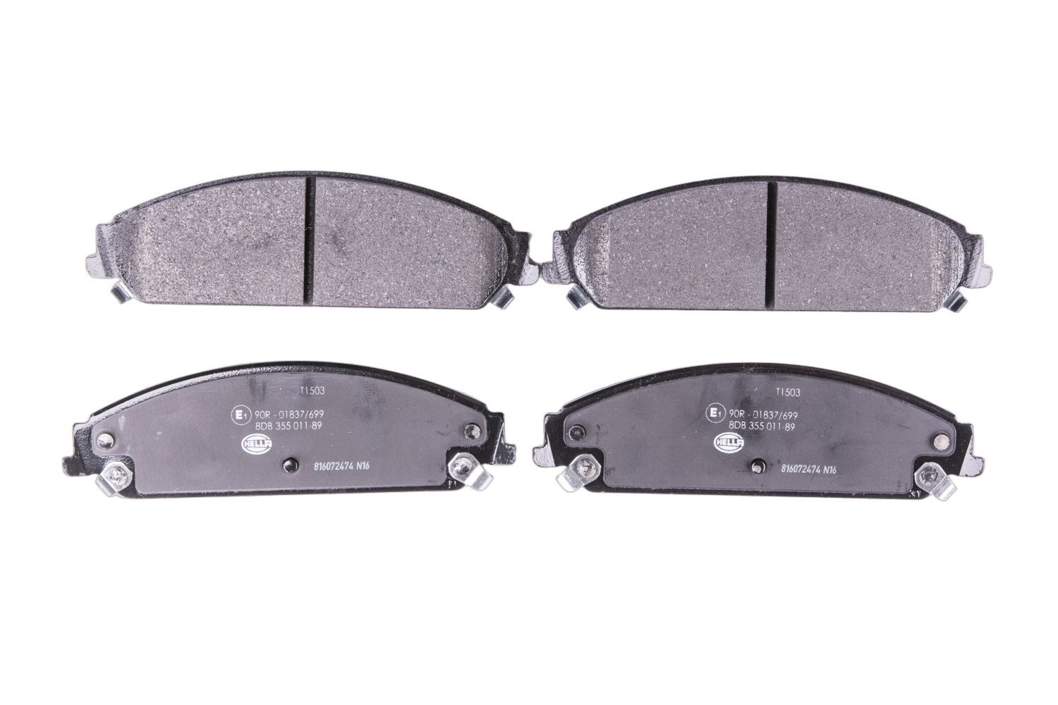 HELLA 8DB 355 011-891 Brake pad set, disc brake