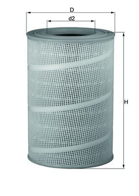KNECHT LX 714 Air filter