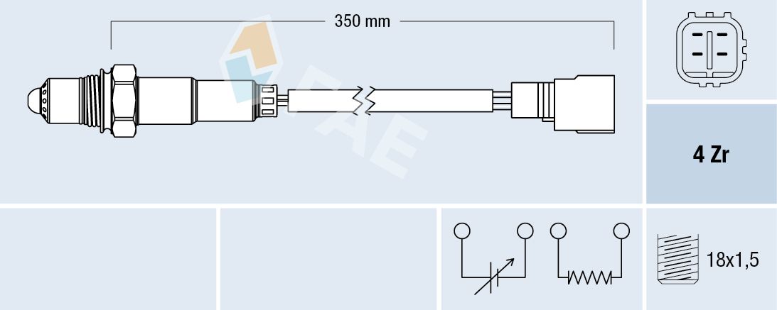FAE 77385 Oxygen sensor