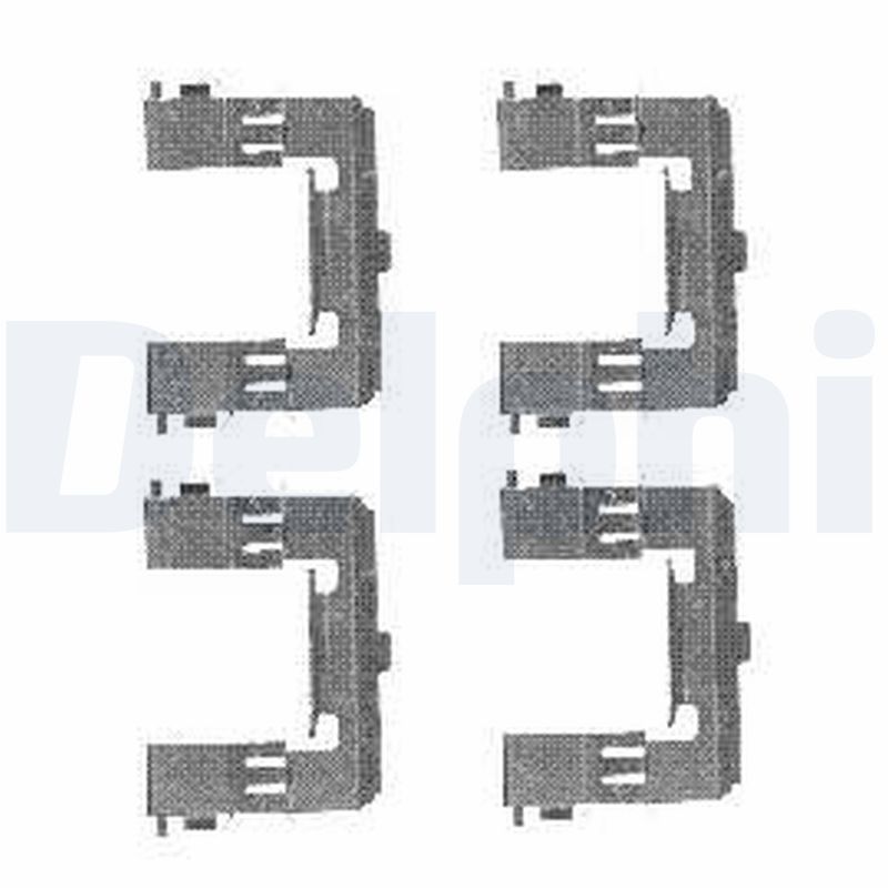 DELPHI LX0452 Accessory kit, disc brake pad