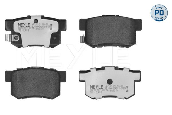 MEYLE 025 217 1914/PD Brake pad set, disc brake
