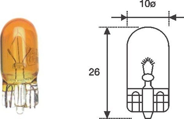 MAGNETI MARELLI 002051800000 Bulb, direction indicator