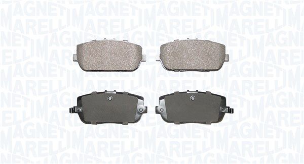 MAGNETI MARELLI 363916060941 Stabdžių trinkelių rinkinys, diskinis stabdys