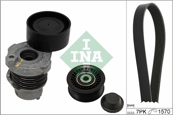 SCHAEFFLER INA 529 0187 10 V-ribbed belt set