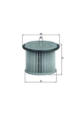 KNECHT KX 63/1 Fuel filter