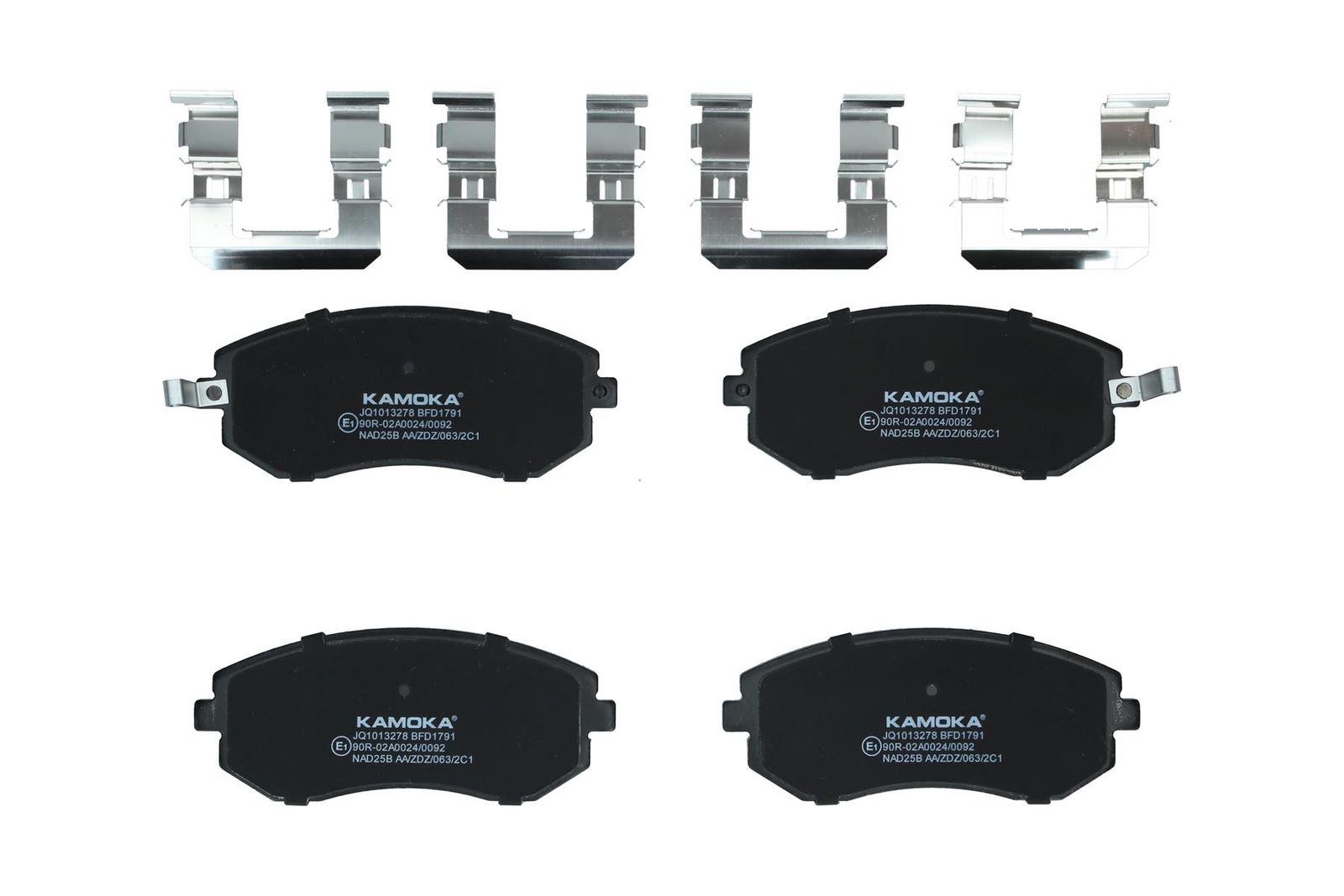 KAMOKA JQ1013278 Stabdžių trinkelių rinkinys, diskinis stabdys