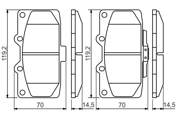 Brake Pad Set, disc brake-5