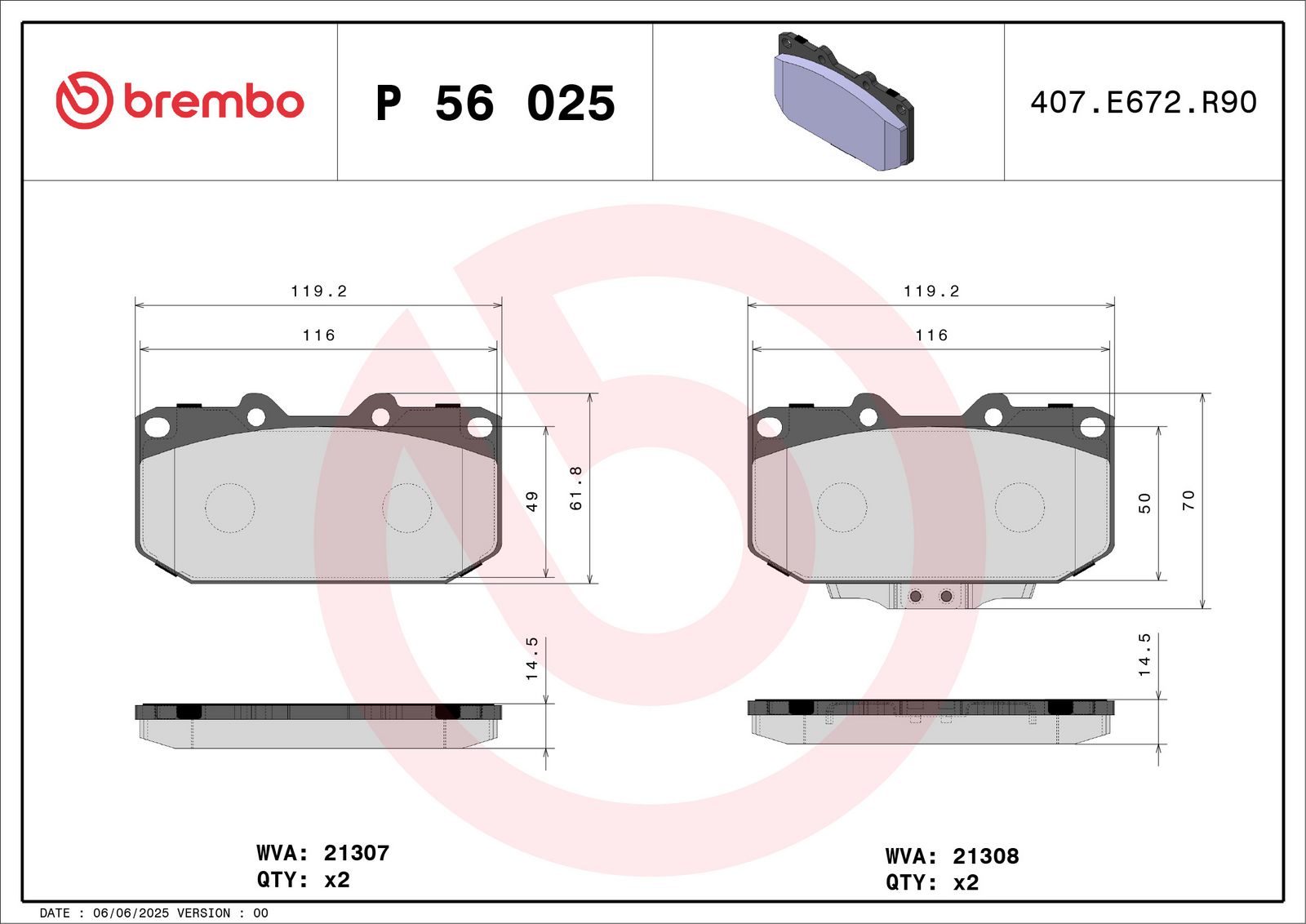 Brake Pad Set, disc brake-1