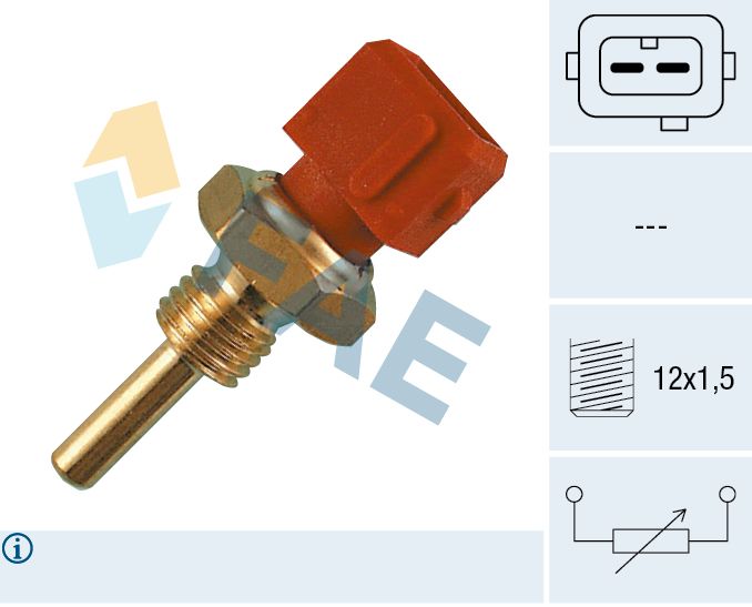 Sensor, coolant temperature