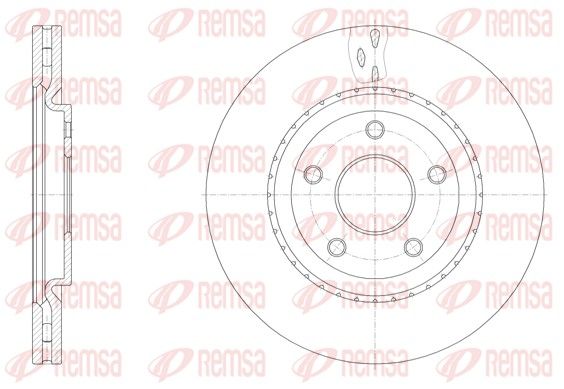 REMSA 61515.10 Brake disc