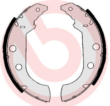 BREMBO S 61 517 Brake shoe set