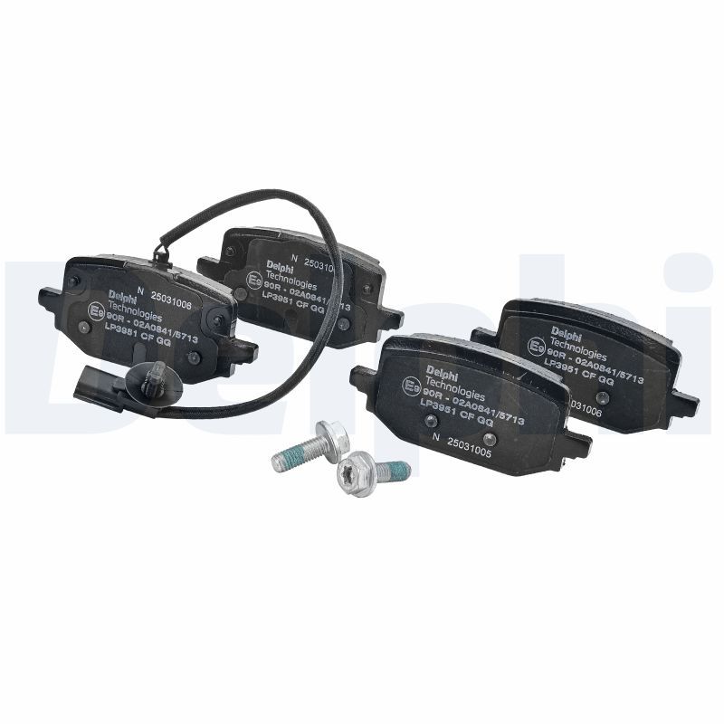 DELPHI LP3951 Brake pad set, disc brake