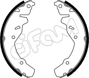 CIFAM 153-029 Brake shoe set