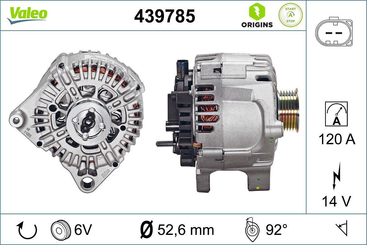 VALEO 439785 Starter generator