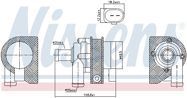 Water Pump, engine cooling-5