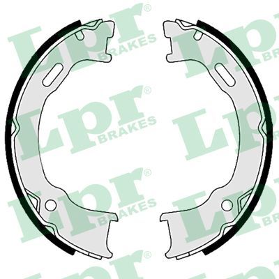LPR 09560 Brake shoe set, parking brake