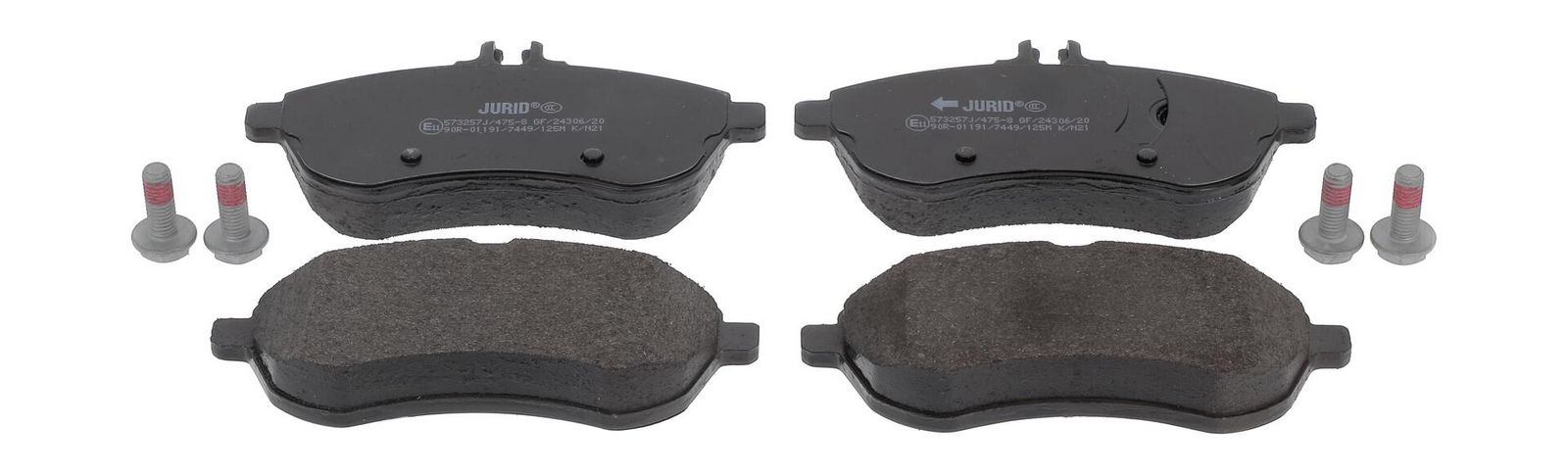 JURID 573257J Brake pad set, disc brake