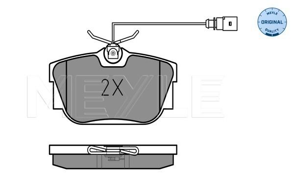 stabdžių trinkelių rinkinys, diskinis stabdys-1