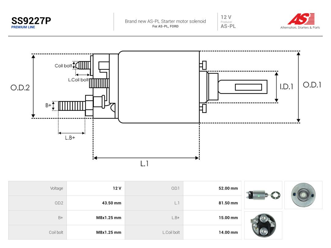 Solenoid Switch, starter-3