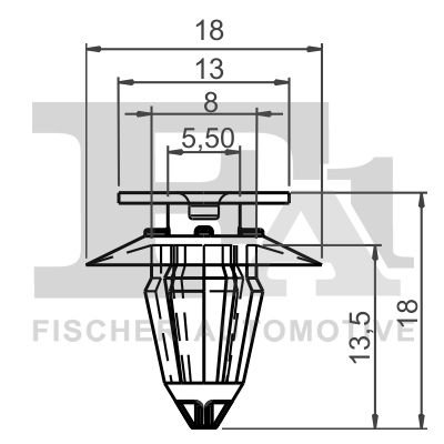 Clip, trim/protection strip-1