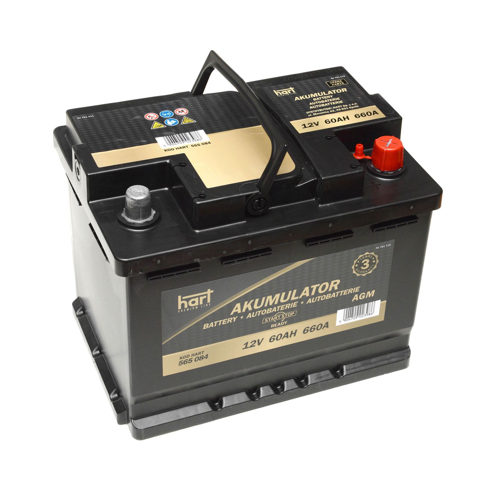 HART 565 084 Starter battery