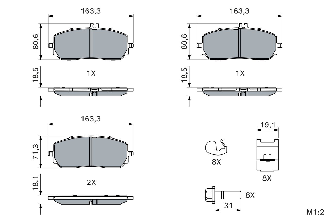 Brake Pad Set, disc brake-4