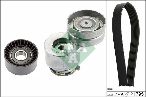 SCHAEFFLER INA 529 0412 10 V-ribbed belt set