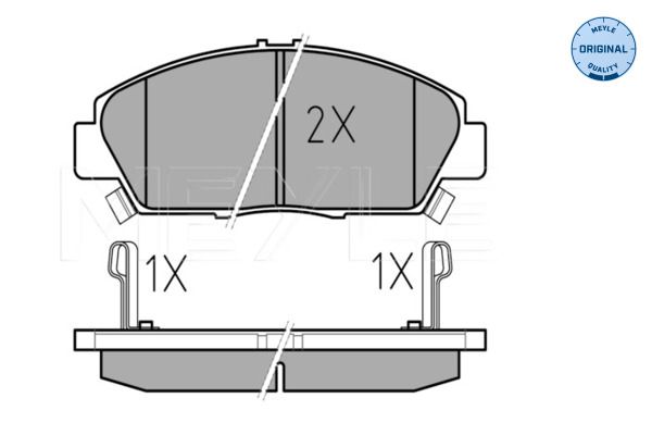 stabdžių trinkelių rinkinys, diskinis stabdys-1