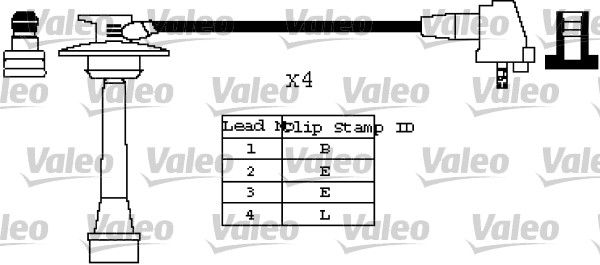 VALEO 346419 Ignition cable kit